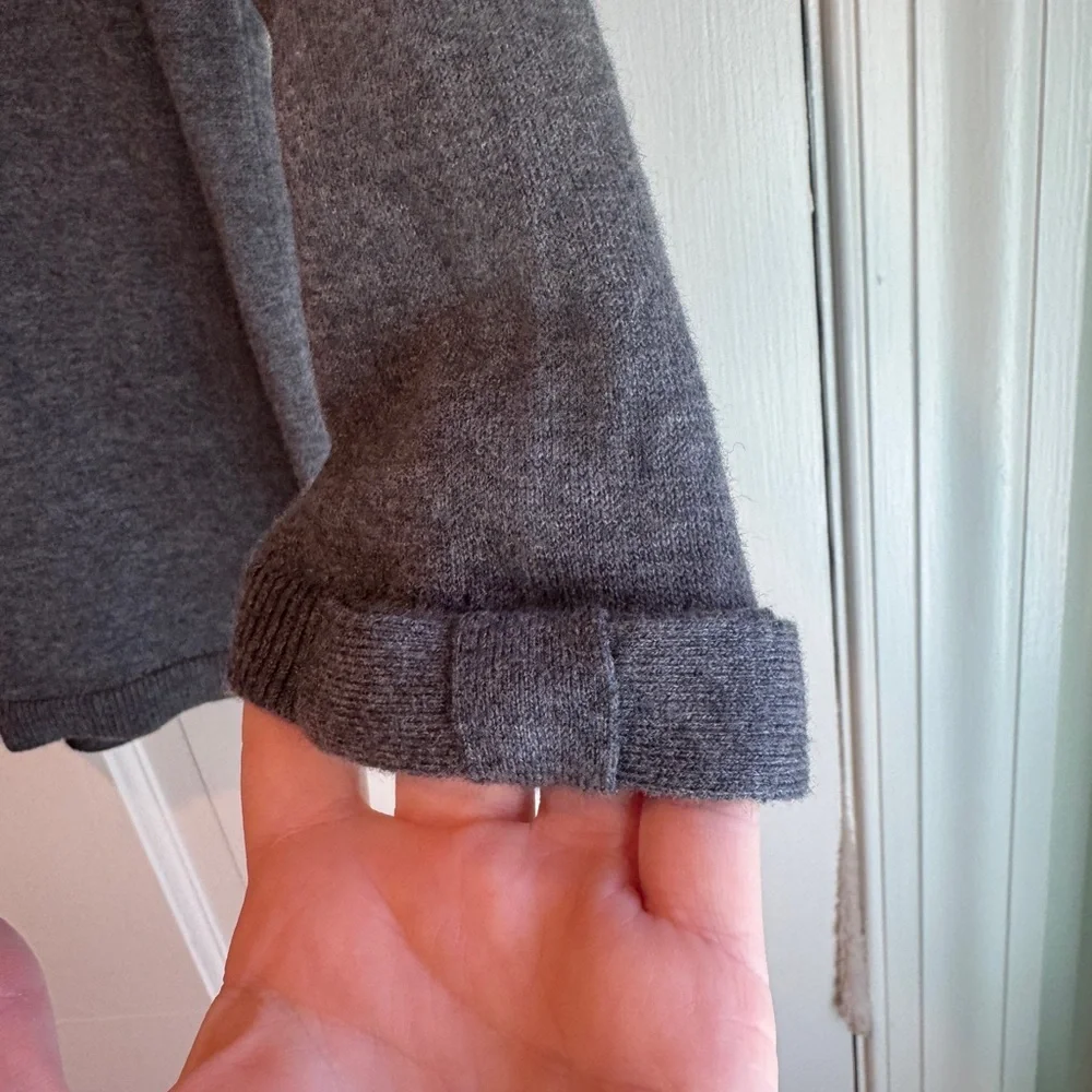 Kate Spade Grey Wool and Cashmere Knit Sweater